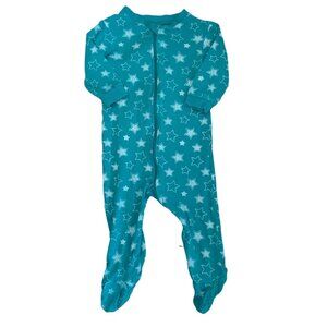 🩵 4/$20 George‎ Turquoise Star Footed Sleeper 6-12m